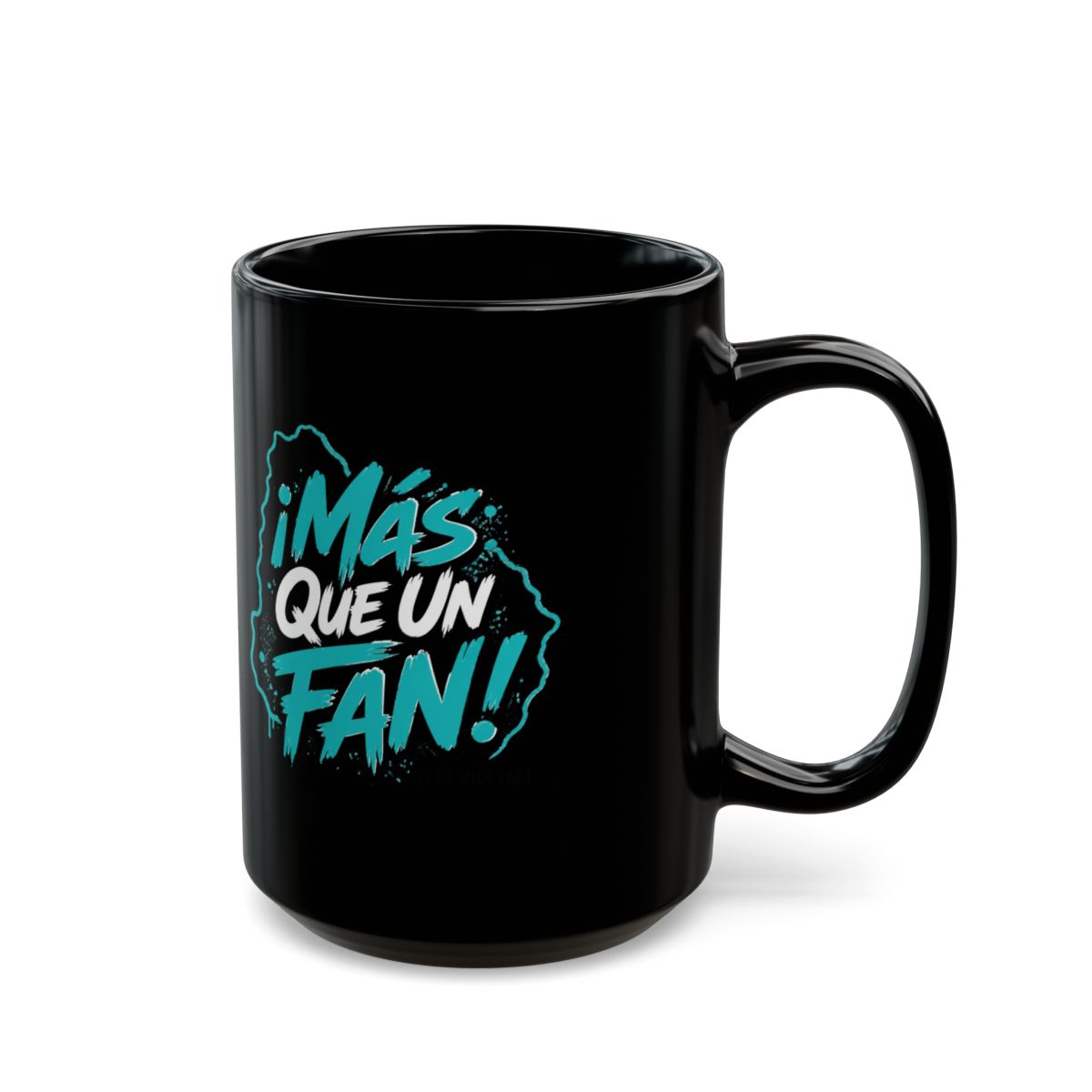 Fede Vigevani "¡Más Que Un Fan!" Black Mug - alternate angle 5, merchandise