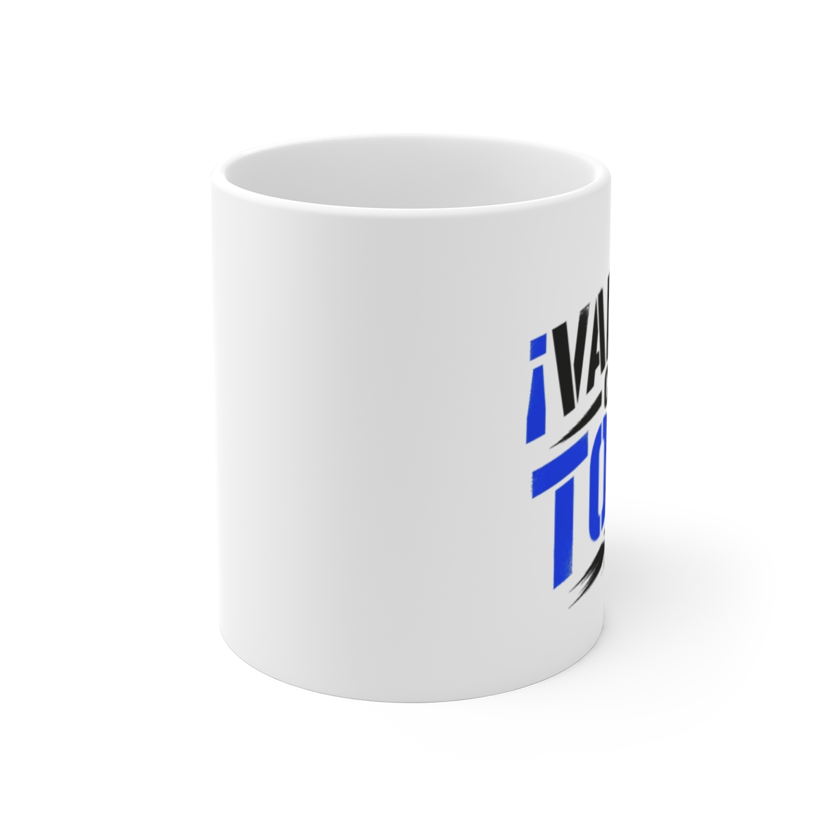 Fede Vigevani "¡Vamos con Toda!" White Mug - alternate angle 1, merchandise