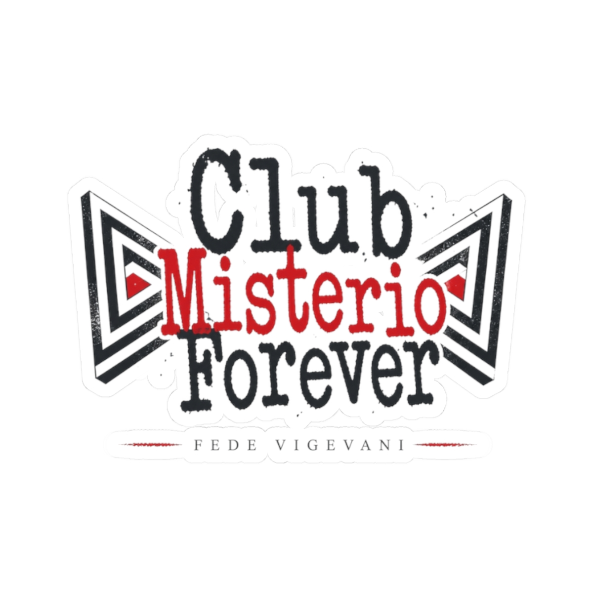 Fede Vigevani "Club Misterio Forever" Sticker - alternate angle 1, merchandise