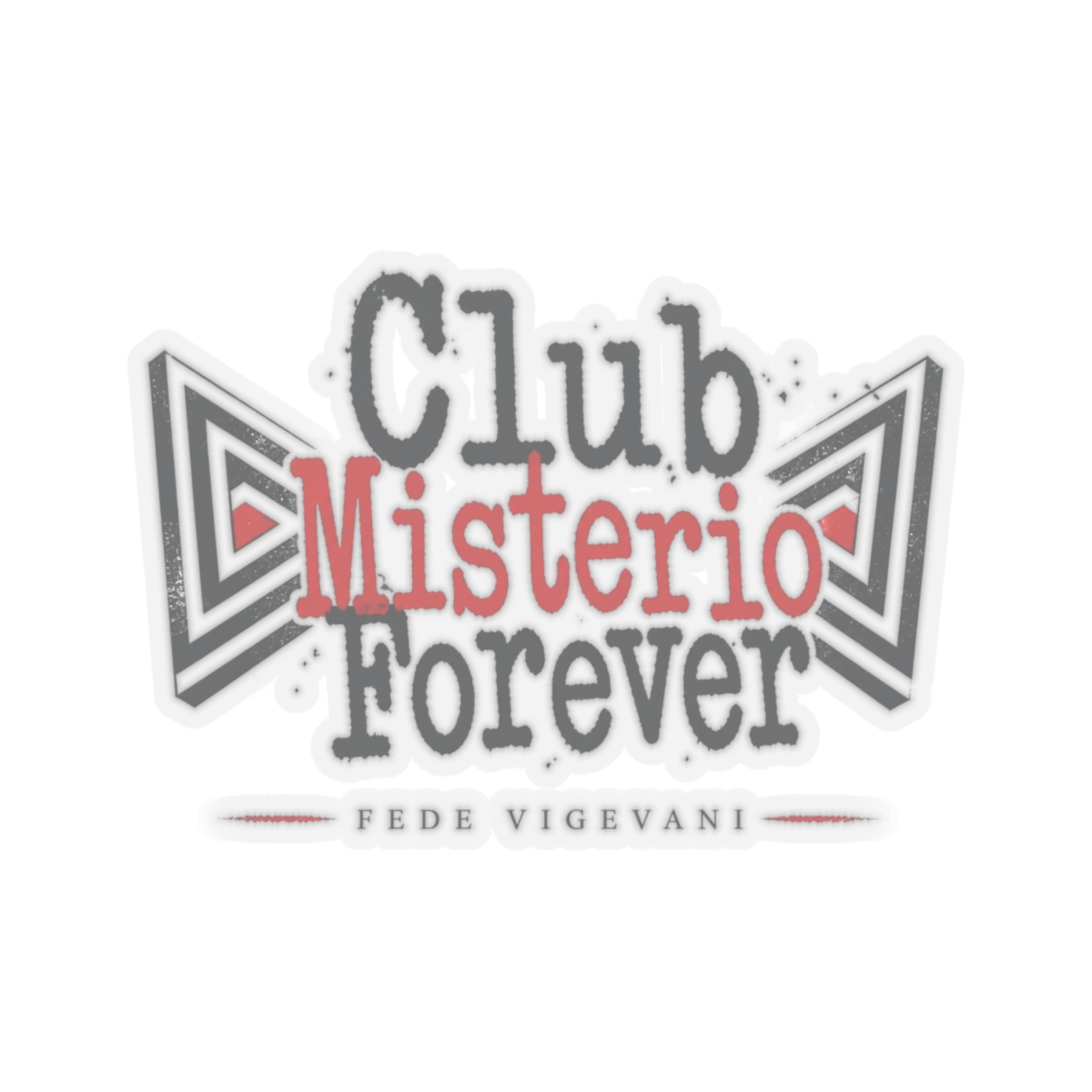 Fede Vigevani "Club Misterio Forever" Sticker - alternate angle 4, merchandise