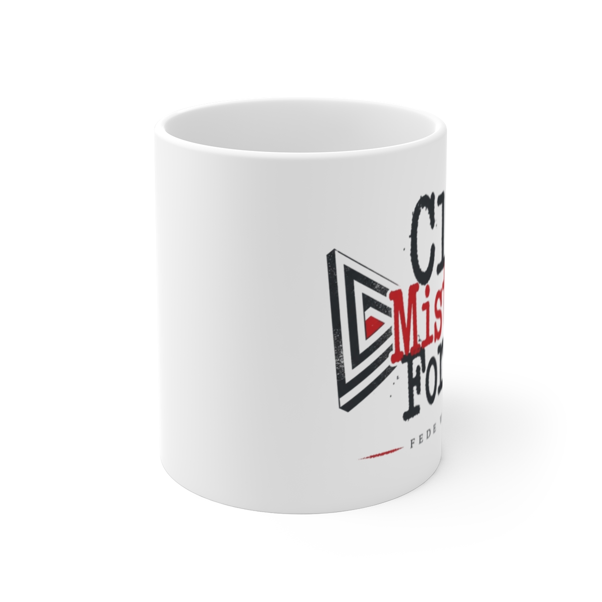 Fede Vigevani "Club Misterio Forever" White Mug - alternate angle 1, merchandise