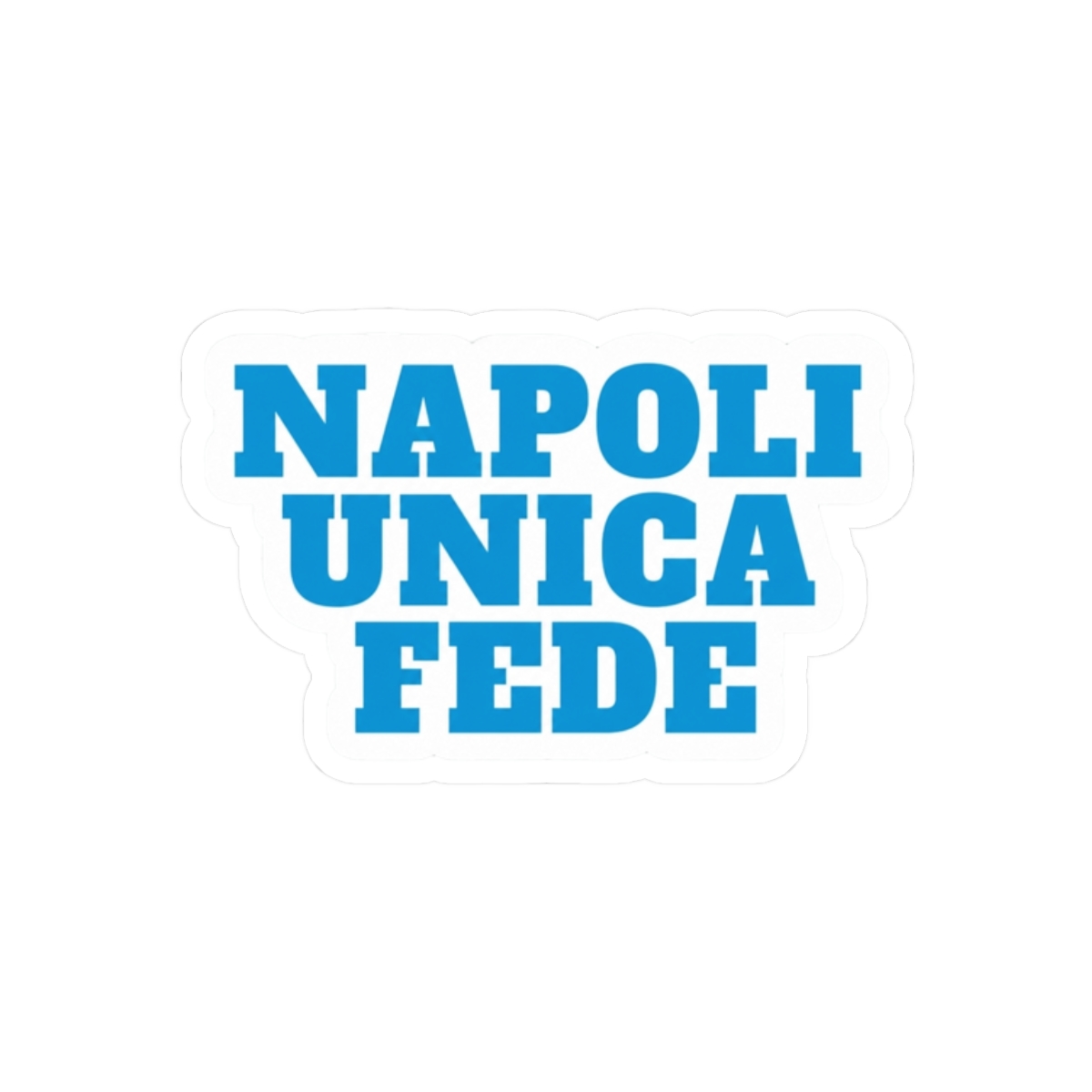 Napoli Unica Fede Sticker | Fede Vigevani - alternate angle 3, merchandise
