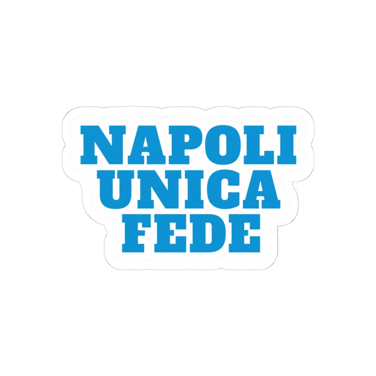 Napoli Unica Fede Sticker | Fede Vigevani - alternate angle 1, merchandise