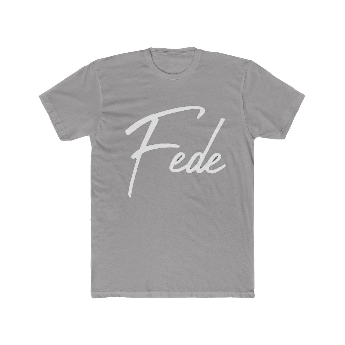 Elegant Handwritten Font Fede Calligraphy T Shirt | Fede Vigevani - alternate angle 4, merchandise