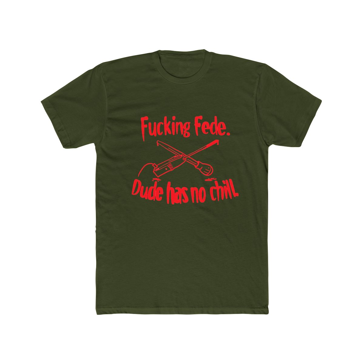 Fede Has No Chill T Shirt | Fede Vigevani - alternate angle 3, merchandise