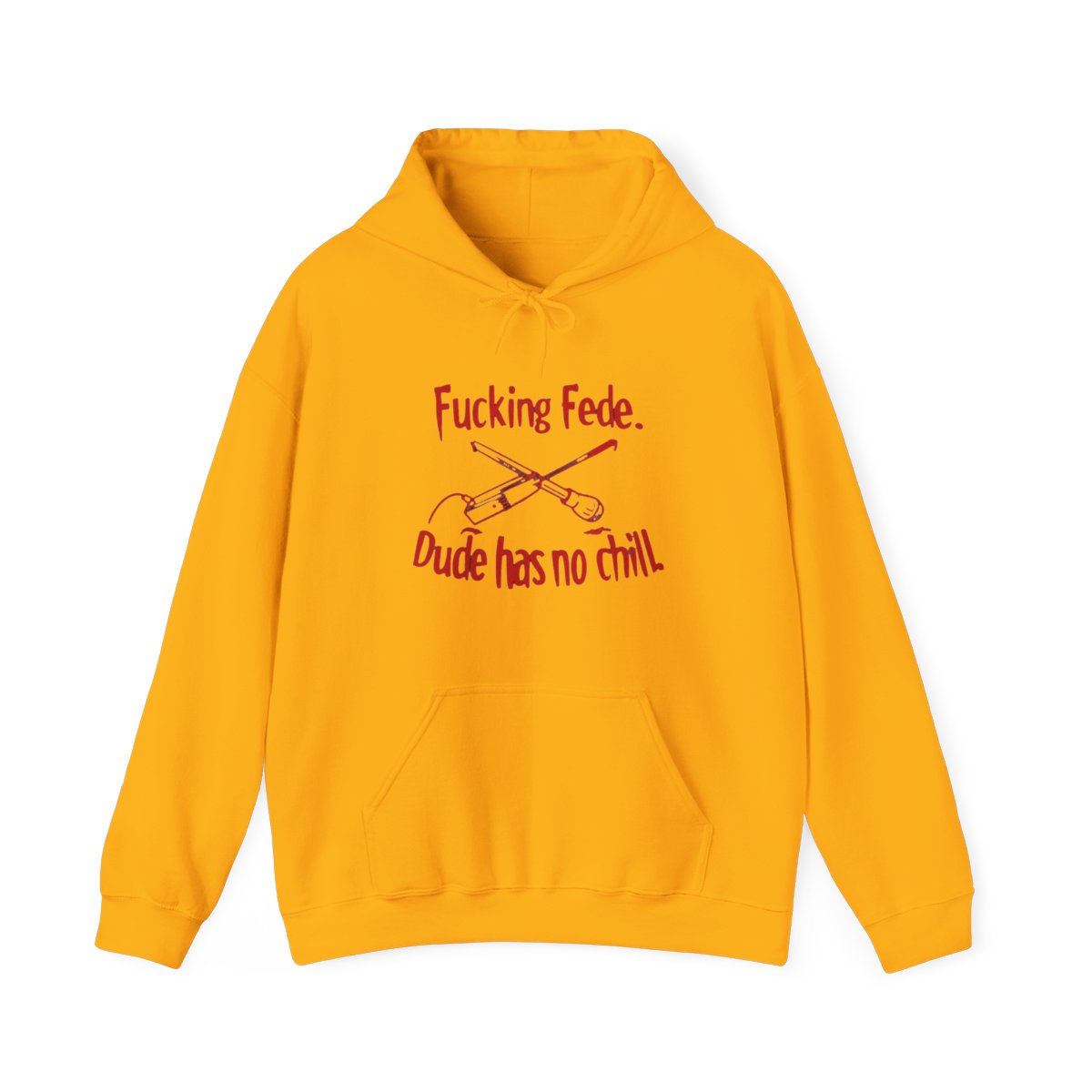 Fede Has No Chill Hoodie | Fede Vigevani - alternate angle 3, merchandise